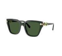 Swarovski Femme Sunglass SK6041 - Couleur du Monture: Vert foncé, Couleur de Lentille: Vert foncé