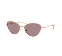 Swarovski Femme Sunglass SK7014 - Couleur du Monture: Or Rose, Couleur de Lentille: Pourpre clair Marron