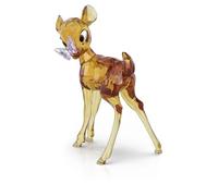 Swarovski Figurine Disney Classics Bambi, décoration en Cristal de 577 facettes, Bambi saluant Un Papillon Scintillant, pièce de Collection