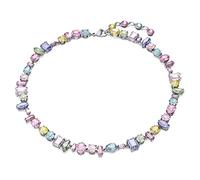 Swarovski Collier Gema – Multicolore, métal rhodié, tailles variées