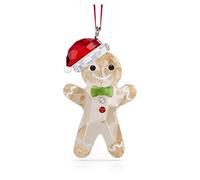 Swarovski Décoration Holiday Cheers – Bonhomme de pain d'épices verts rouges noirs transparents