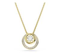 Swarovski Hyperbola Collection, Taille ronde, Blanc, Plaqué ton or