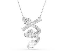 Pendentif Hyperbola, Tailles variées, Blanc, Métal rhodié OS
