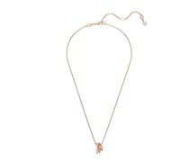 Swarovski Collier pendentif Lunar – cristal rose taille Toupie, chaîne plaquée ton or rose