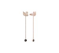 Swarovski - Iconic Swan Drop Earrings - Femme - Accessoires - Rose - Taille: ONE Size