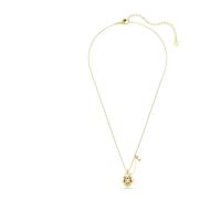Pendentif Idyllia, Tailles variées, Cœur, clé, Rose, Doré à l’or 18 carats (750/1000) OS