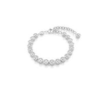 Swarovski Bracelet Imber Tennis – Taille ronde, blanc, métal rhodié