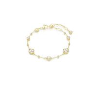 Swarovski Bracelet Imber – taille ronde, motif éparpillé blanc, placage de ton or