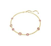 Swarovski Imber Collier plaqué or taille octogonale pour femme Rose, 38-45 cm, Cristal, Cristal