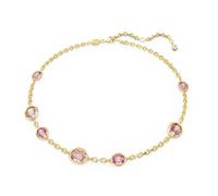 Collier Imber, Taille octogonale, Rose, Placage de ton or OS