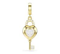 Swarovski Charm Idyllia Ail Mixte Cœur avec clé Blanc Plaqué Or 5742959