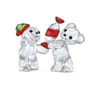 Swarovski Kris Bear Holiday Annual Edition 2023 Figurine en cristal Cristaux multicolores faisant partie de la collection Kris Bear