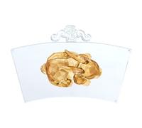 Swarovski Lapin du Zodiaque Chinois 640 Facettes en Cristal Doré