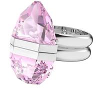 SWAROVSKI Lucent Collection de bijoux en cristal avec finition rhodium et cristaux roses, EU 50 / US 5.5, Métal, Aucune pierre précieuse
