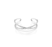 Swarovski Manchette Hyperbola, Infini, Blanc, Métal rhodié