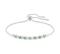 Swarovski Matrix Bracelet, Taille Ronde, Vert, Plaqué Rhodium