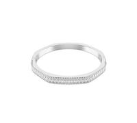 Swarovski Bracelet-jonc Matrix octogonal, dégradé de cristaux Zirconia baguette, rhodié, taille S