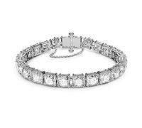 Swarovski Bracelet Millenia – Taille carrée, petit, blanc, métal rhodié
