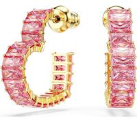 SWAROVSKI MATRIX Créoles coeurs roses 5706340