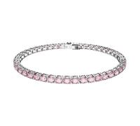 Swarovski - Matrix Tennis Bracelet - Femme - Accessoires - Rose - Taille: ONE Size