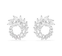 Swarovski – Créoles Mesmera Taille marquise Blanc Plaqué rhodium