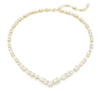 Swarovski Mesmera : Collana V White/GOS 32 pour femme, or, taille unique