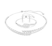 Swarovski Mesmera Set, Set (3), Taille Marquise, Blanc, Plaqué Rhodium