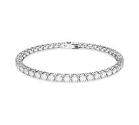 Swarovski Bracelet Matrix Tennis – Taille ronde – Blanc – Métal rhodié