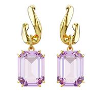 Swarovski - Millenia Drop Earrings - Femme - Accessoires - Violet - Taille: ONE Size
