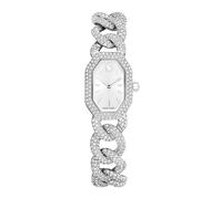 Swarovski Montre Dextera Chain, Fabriqué en Suisse, Bracelet en Cristal, Ton argenté, Acier Inoxydable