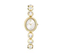 Montre Imber oval, Fabriqué en Suisse, Bracelet en métal, Ton doré, Finition ton doré OS