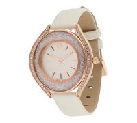 Swarovski Montre à affichage analogique or / transparent / blanc cassé, Taille One Size