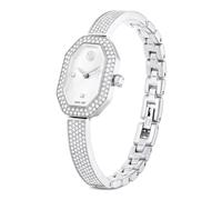 Swarovski Montre Dextera Bangle, Fabriqué en Suisse, Bracelet en métal, Ton argenté, Acier inoxydable