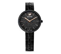 Swarovski Montre Cosmopolitan, Bracelet en métal, Noir, PVD noir