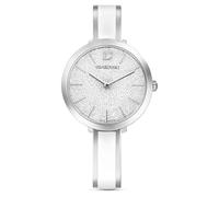 Swarovski Montre Crystalline Delight, Bracelet en métal, Blanc, Acier inoxydable