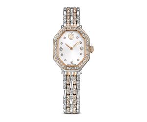 Swarovski - Montre élégante en or rose pour dames - Femme - Accessoires - Gris - Taille: ONE Size