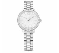 Swarovski Montre, Fabriqué en Suisse, Bracelet en métal, Ton argenté, Acier Inoxydable
