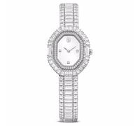 Swarovski Montre Matrix Octagon 5724516 Taille Baguette, Bracelet en Métal, Tonalité Argentée, Acier Inoxydable