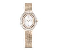 Swarovski Montre Matrix Octagon 25 mm – lunette sertie cristaux, finition champagne doré