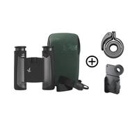 Swarovski Optik - CL Pocket 10x25 Anthracite WN Wild Nature + Kit d'adpatateur smartphone
