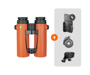 Swarovski Optik - EL Range 10x42 Orange + Repose-front + Kit d'adaptateur smartphone