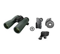 Swarovski Optik - NL Pure 8x32 Vert + Repose-front + Kit d'adaptateur smartphone