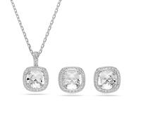 Swarovski Parure de bijoux 'Una' argent / transparent, Taille One Size