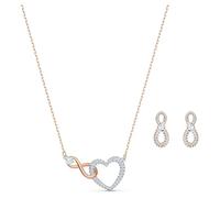Collier - SWAROVSKI - Swa Infinity - Métal - Cristal - Argenté - 42 cm maximum