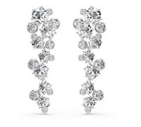 Swarovski Pendants d'oreilles Constella, Tailles variées, Blanches, Métal rhodié