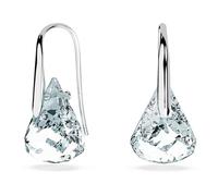 Swarovski Pendants d'oreilles Lunar, Bleues, Métal rhodié