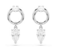 Swarovski Pendants d'oreilles Mesmera, Tailles variées, Blanches, Métal rhodié