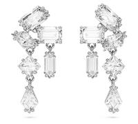 Swarovski Pendants d'oreilles Mesmera, Tailles variées, Blanches, Métal rhodié