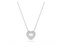 Pendentif Ariana Grande x Swarovski, Tailles variées, Cœur, Blanc, Métal rhodié