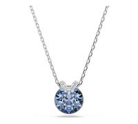 Swarovski Pendentif Bella V, Taille ronde, Bleu, Métal rhodié